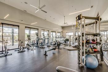 Two state-of-the-art fitness facilities with virtual trainers